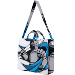 Sword Knight Fictional Character Legionary Warrior Square Shoulder Tote Bag by danenraven