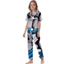 Sword Knight Fictional Character Legionary Warrior Kids  Satin Short Sleeve Pajamas Set View1