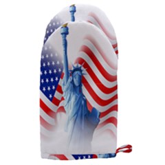 Statue Of Liberty And Usa Flag Art Microwave Oven Glove by danenraven