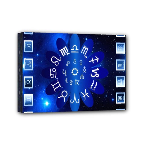 Astrology Horoscopes Constellation Mini Canvas 7  X 5  (stretched) by danenraven