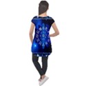 Astrology Horoscopes Constellation Cap Sleeve High Low Top View2