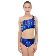 Astrology Horoscopes Constellation Spliced Up Two Piece Swimsuit by danenraven