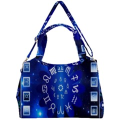 Astrology Horoscopes Constellation Double Compartment Shoulder Bag by danenraven