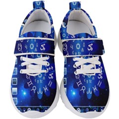 Astrology Horoscopes Constellation Kids  Velcro Strap Shoes by danenraven