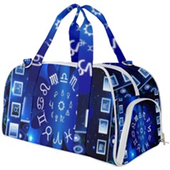 Astrology Horoscopes Constellation Burner Gym Duffel Bag by danenraven