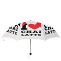 I love chai latte Folding Umbrellas View3