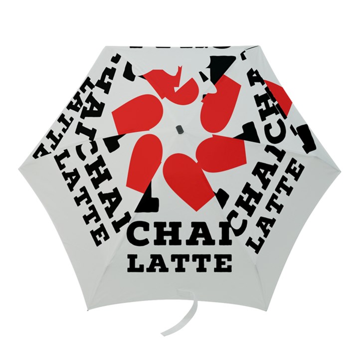 I love chai latte Mini Folding Umbrellas