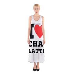 I Love Chai Latte Sleeveless Maxi Dress by ilovewhateva