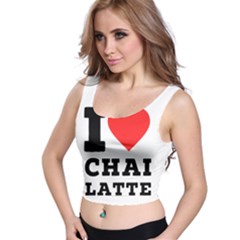 I Love Chai Latte Crop Top by ilovewhateva