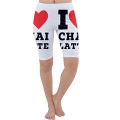 I Love Chai Latte Cropped Leggings  by ilovewhateva