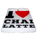 I love chai latte Fitted Sheet (Queen Size) View1