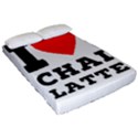 I love chai latte Fitted Sheet (Queen Size) View2