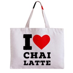 I Love Chai Latte Zipper Mini Tote Bag by ilovewhateva