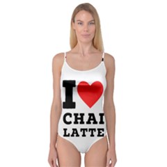 I Love Chai Latte Camisole Leotard  by ilovewhateva