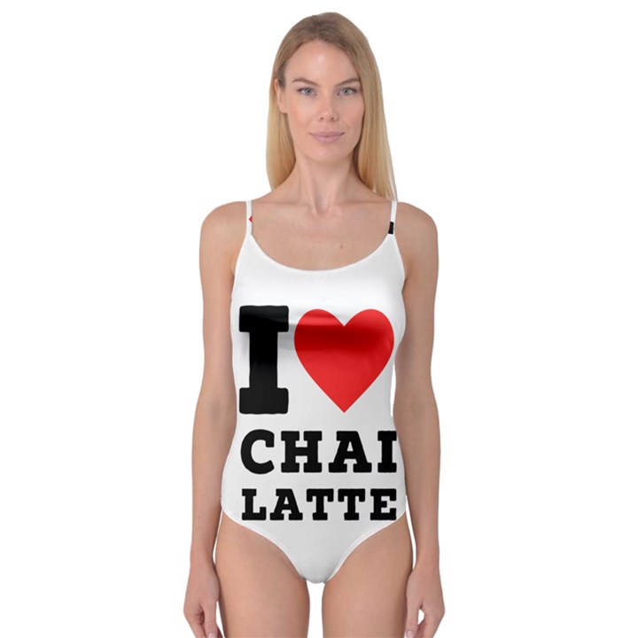 I love chai latte Camisole Leotard 