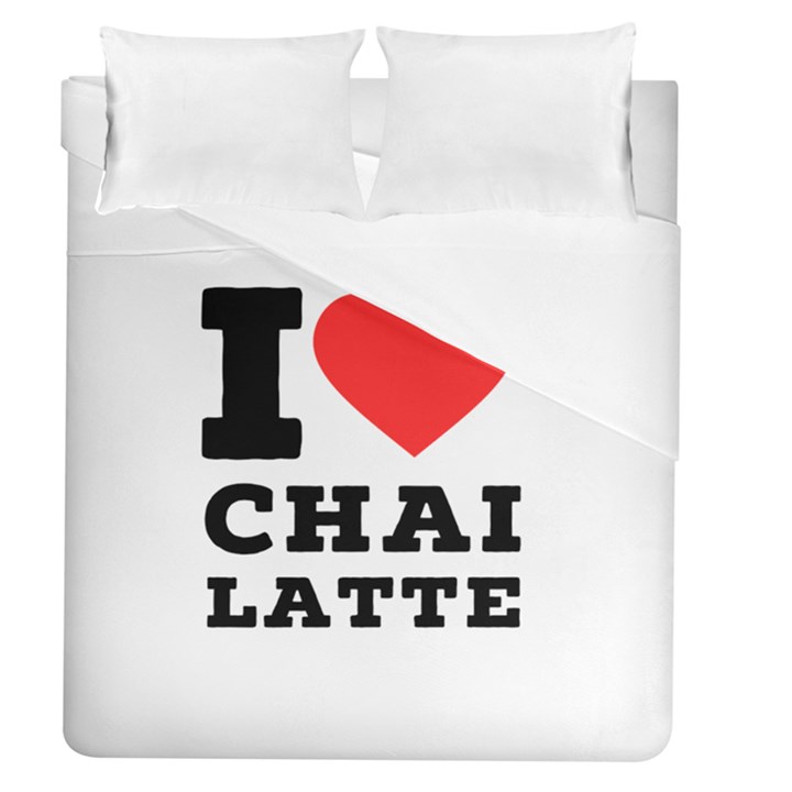 I love chai latte Duvet Cover (Queen Size)