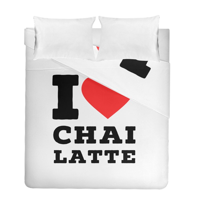 I love chai latte Duvet Cover Double Side (Full/ Double Size)