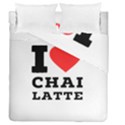 I love chai latte Duvet Cover Double Side (Queen Size) View1