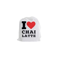 I Love Chai Latte Drawstring Pouch (xs) by ilovewhateva