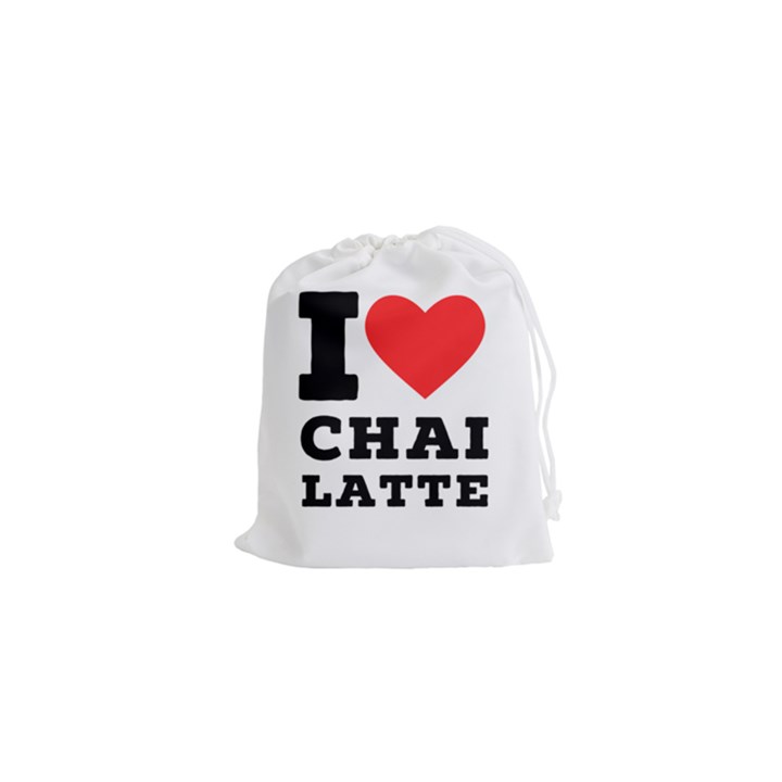 I love chai latte Drawstring Pouch (XS)