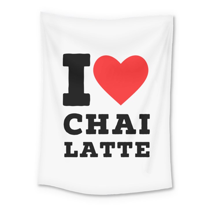 I love chai latte Medium Tapestry