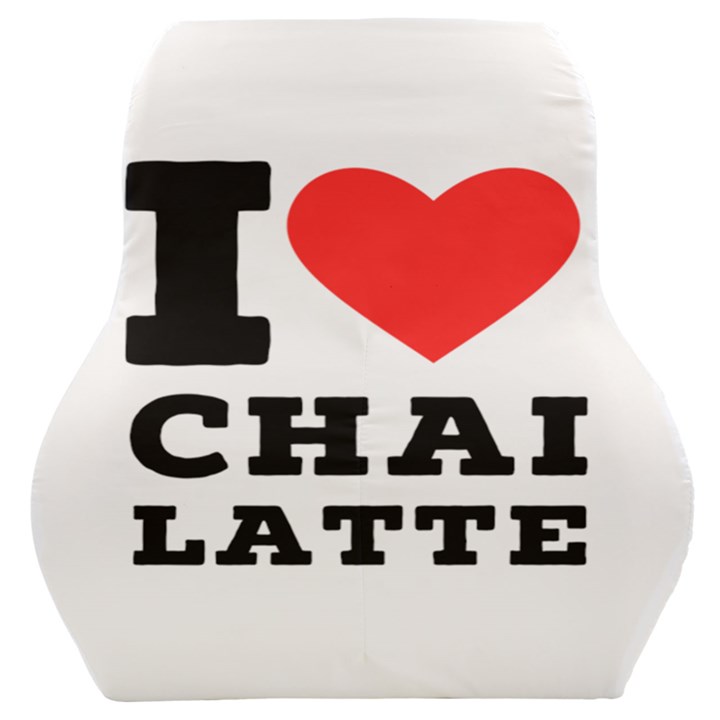 I love chai latte Car Seat Back Cushion 