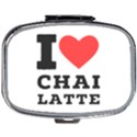 I love chai latte Mini Square Pill Box View1