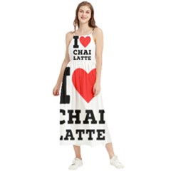 I Love Chai Latte Boho Sleeveless Summer Dress by ilovewhateva