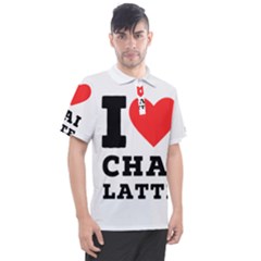 I Love Chai Latte Men s Polo Tee by ilovewhateva