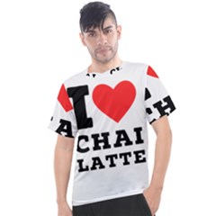 I Love Chai Latte Men s Sport Top by ilovewhateva