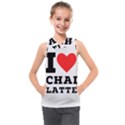 I love chai latte Kids  Sleeveless Hoodie View1