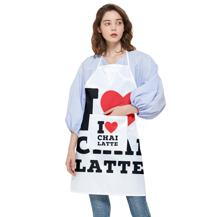 I love chai latte Pocket Apron