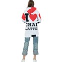 I love chai latte Women s Long Oversized Pullover Hoodie View2