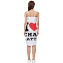 I love chai latte Wrap Frill Dress View4