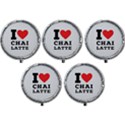 I love chai latte Mini Round Pill Box (Pack of 5) View1