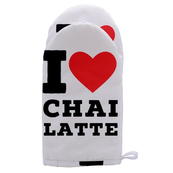 I love chai latte Microwave Oven Glove