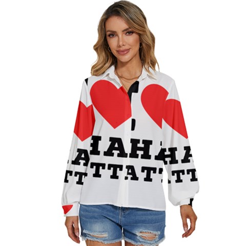 I Love Chai Latte Women s Long Sleeve Button Up Shirt by ilovewhateva