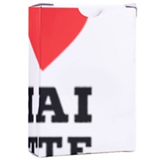 I Love Chai Latte Playing Cards Single Design (rectangle) With Custom Box by ilovewhateva