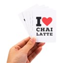 I love chai latte Playing Cards Single Design (Rectangle) with Custom Box View3