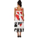 I love chai latte Square Neckline Tiered Midi Dress View4