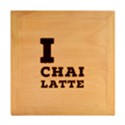 I love chai latte Wood Photo Frame Cube View2