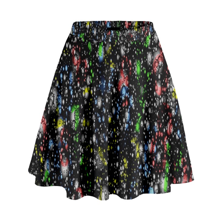 Illustration Universe Star Planet High Waist Skirt