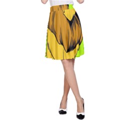 Lion Cartoon Parody A-line Skirt by danenraven