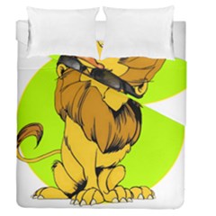 Lion Cartoon Parody Duvet Cover Double Side (queen Size) by danenraven