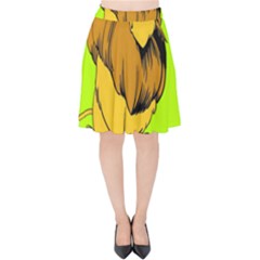 Lion Cartoon Parody Velvet High Waist Skirt by danenraven