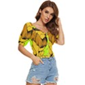 Lion Cartoon Parody Button up blouse View3