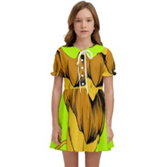 Lion Cartoon Parody Kids  Sweet Collar Dress by danenraven