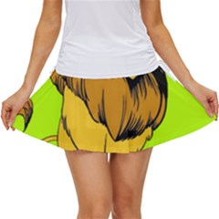 Lion Cartoon Parody Women s Skort by danenraven