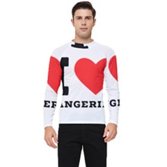 I Love Tangerine Men s Long Sleeve Rash Guard by ilovewhateva