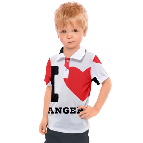 I Love Tangerine Kids  Polo Tee by ilovewhateva